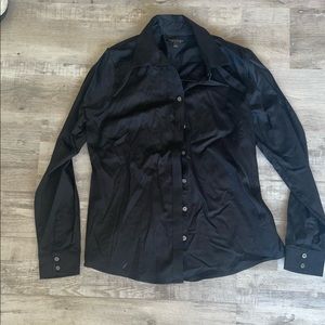 Bananas Republic Black Button Down Size 14